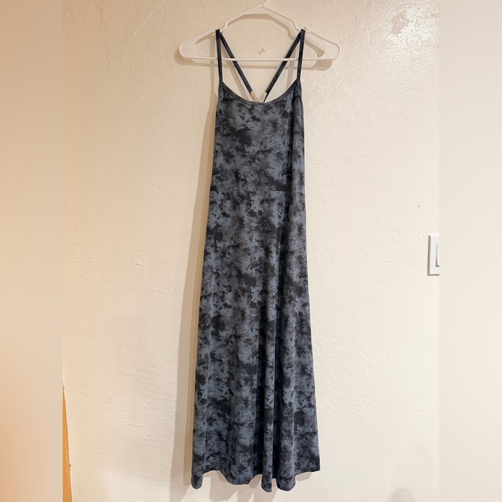 Pact Black and Gray Tie-Dye Maxi Dress size L - Picture 3 of 11